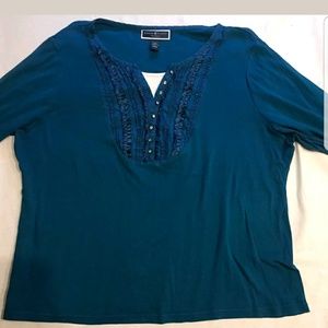 WOMEN'S KAREN SCOTT SOFT EMBELLISHED